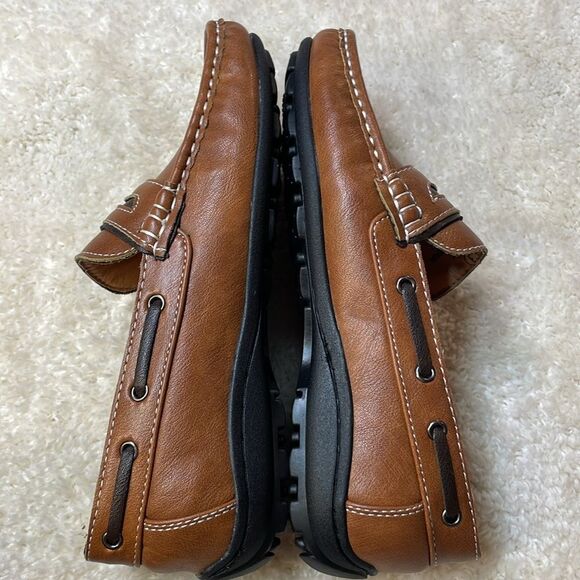 Steve Harvey Celebrity Edition Brown Loafers Boys Slip-On Penny Moccasin Sz 3 - Picture 6 of 7